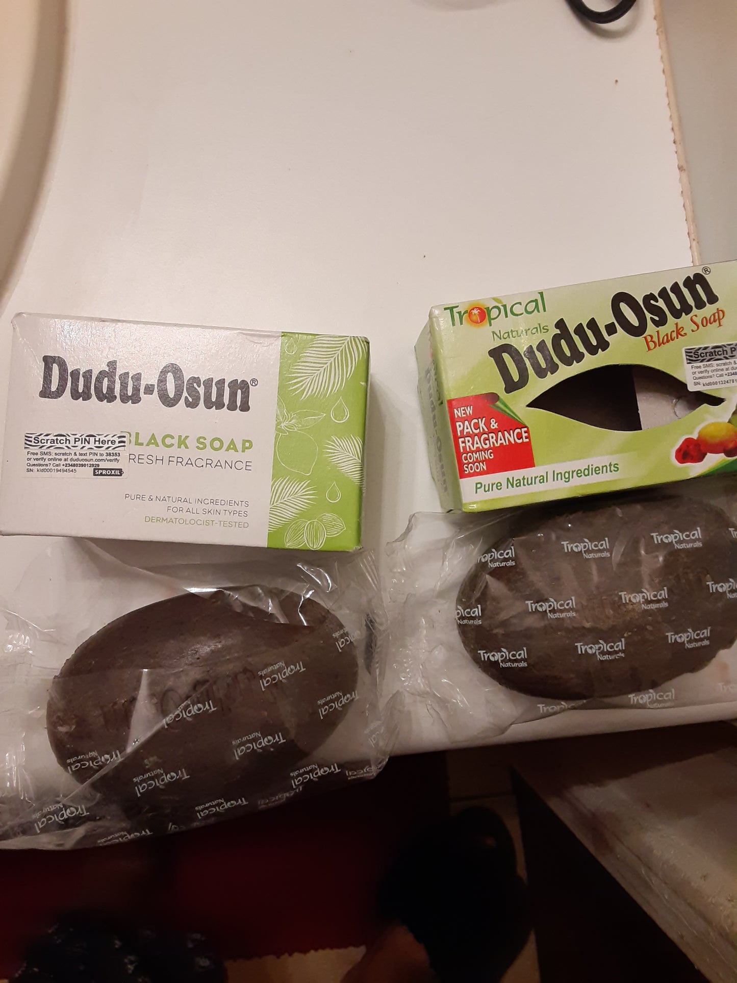 Dudu-osun, African Black Soap, 100% Pure, 150g.