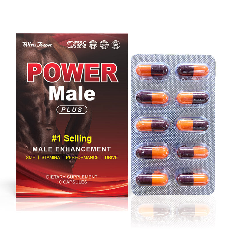 Winstown Power Male Plus – Male Enhancement Dietary Supplement (10 Capsules)