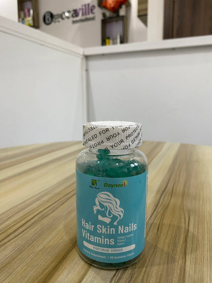 Daynee Hair Skin Nails Vitamins Gummies – 60 Capsules