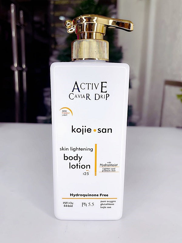 Active Caviar Drip Kojic Acid Skin Lightening Lotion