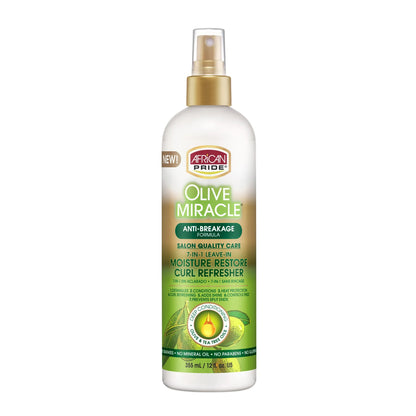 African Pride Olive Miracle Moisture Refresher Spray
