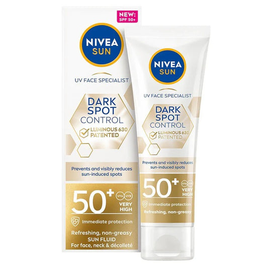 NIVEA Sun Cream Luminous 630 Dark Spot Control SPF 50 Non-Greasy Refreshing UVA Protect
