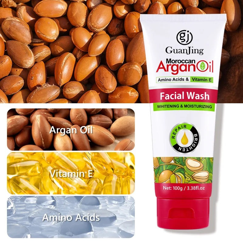 Guanjing Moroccan Argan Oil Facial Wash – 100g