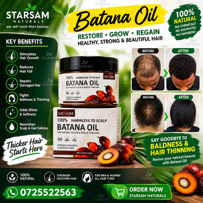 🔥 LIMITED DEAL — Sauvasine Batana Oil Hair Growth Cream 120ml | Grows Hair + Repairs Damage + Reduces Shedding | KSh 2,500
