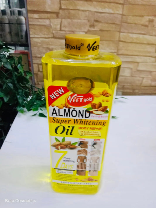 Veet Gold Almond Face and Body Super Whitening Oil