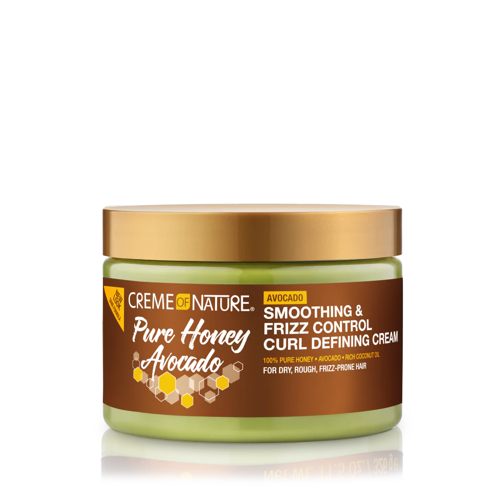 Creme of Nature Pure Honey Hair Food Smoothing & Frizz Control Curl Defining Cream