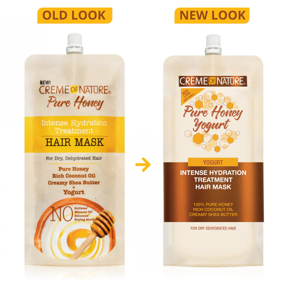 Creme of Nature Pure Honey Yoghurt Intense Hydration Treatment Hair Mask