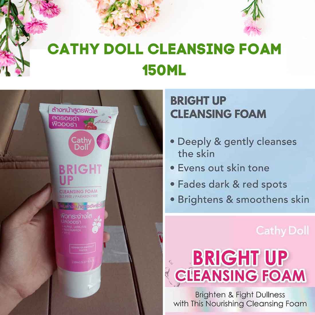 Cathy Doll Bright Up Cleansing Foam (150ml)