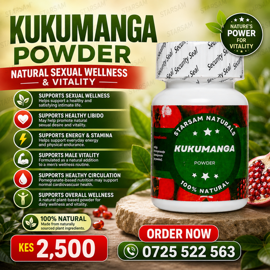 🔥 BEST DEAL — Natural Kukumanga Powder | Male Vitality + Stamina + Energy | KSh 2,500  .,