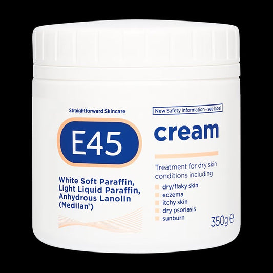 E45 Cream 350g – Effective Relief for Dry and Eczema-Prone Skin