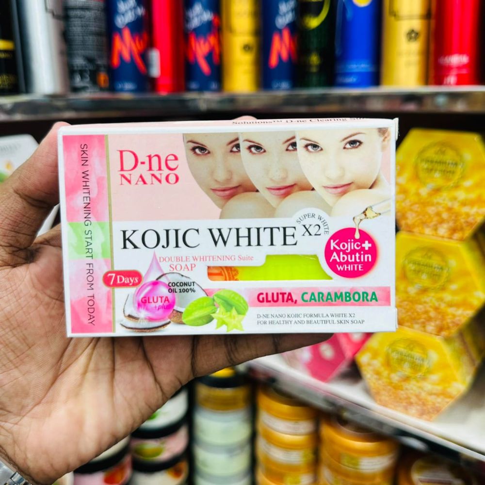 D-Ne Nano Kojic White Gluta Carambora Arbutin Soap (160g)