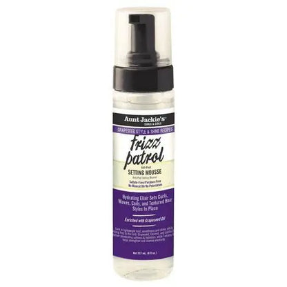 Aunt Jackie’s Frizz Patrol Anti-Poof Setting Mousse