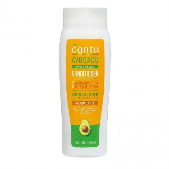 CANTU Avocado Hydrating Conditioner with Avacado Oil & Shea Butter for Curls, Coils and Wavy Hair - 400ml