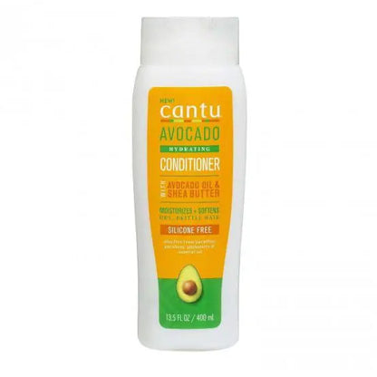 CANTU Avocado Hydrating Conditioner with Avacado Oil & Shea Butter for Curls, Coils and Wavy Hair - 400ml