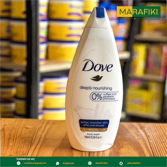 Dove Deeply Nourishing Body Wash – 750ml