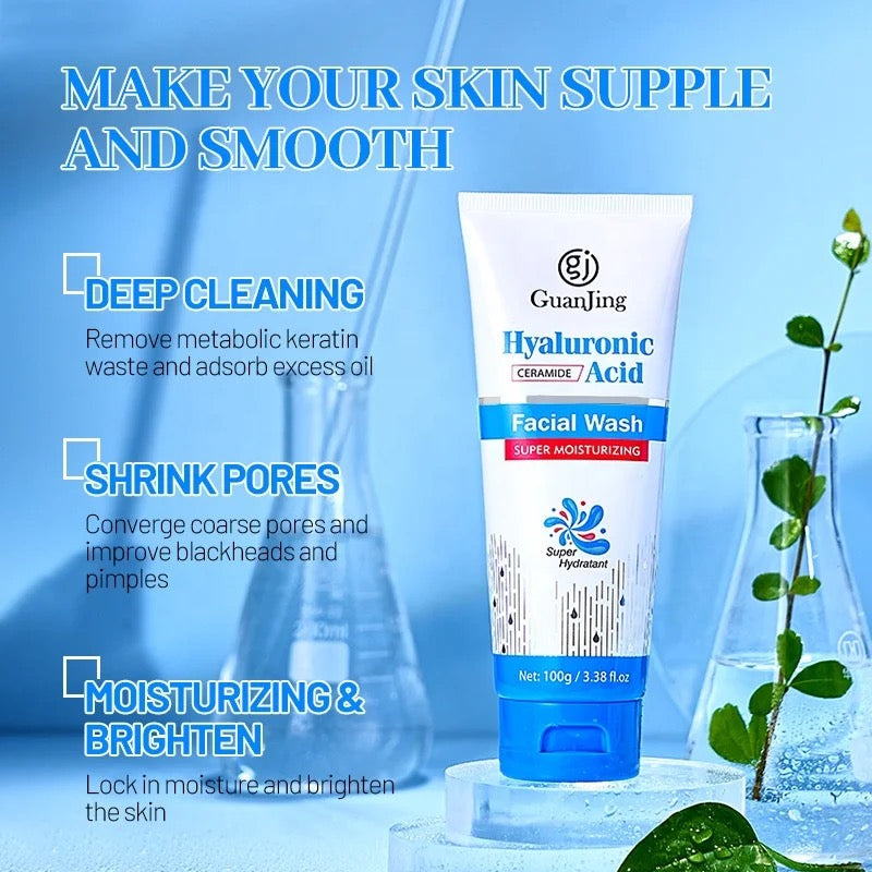Guanjing Hyaluronic Acid Deep Cleansing Face Wash – 100ml