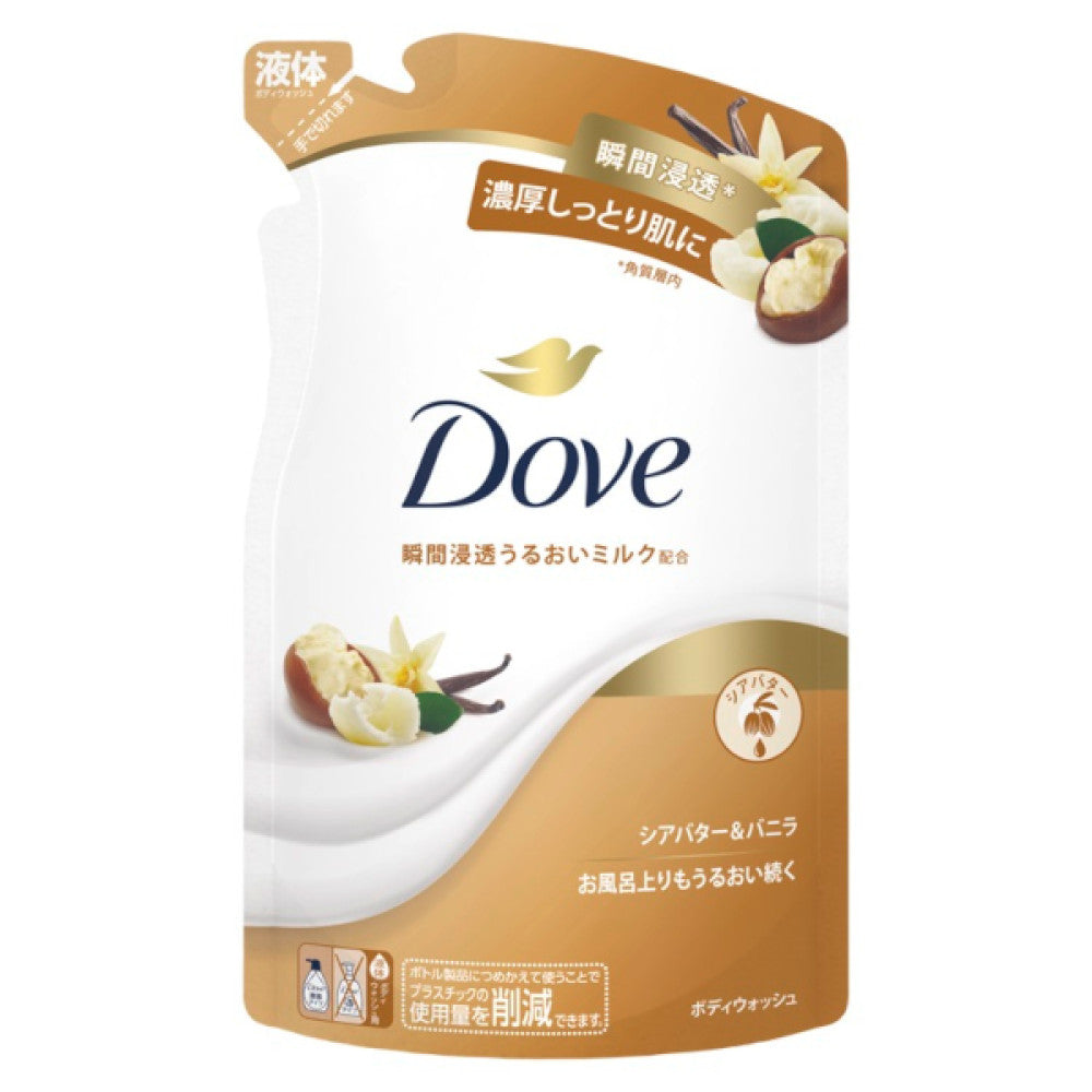 Dove Body Wash Shea Butter & Vanilla Refill 640g