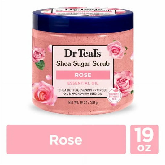 Dr Teal’s Rose Shea Sugar Scrub