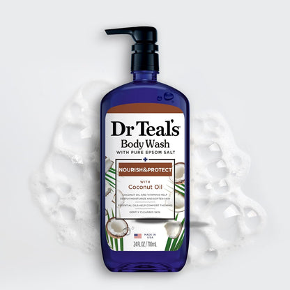Dr Teal's Body Wash with Pure Epsom Salt and Coconut Oil