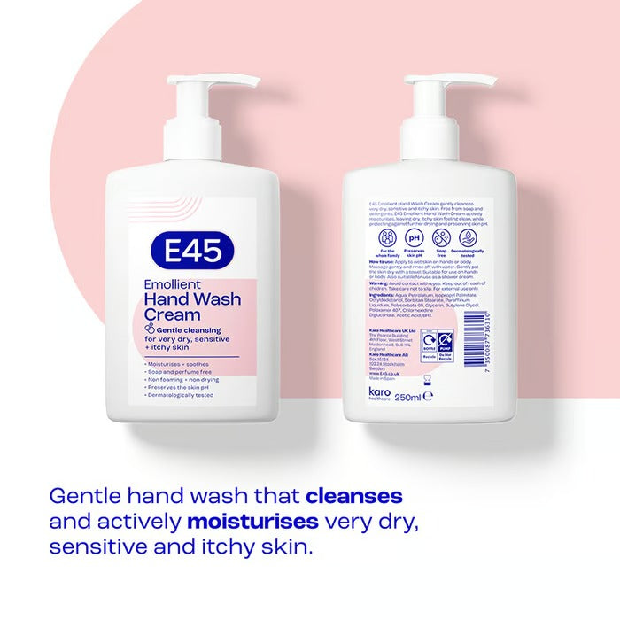 E45 Emollient Wash Cream (250ml)