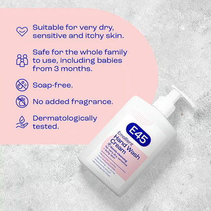 E45 Emollient Wash Cream (250ml)