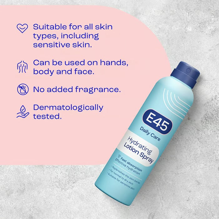 E45 Daily Care Hydrating Lotion Spray – 200ml