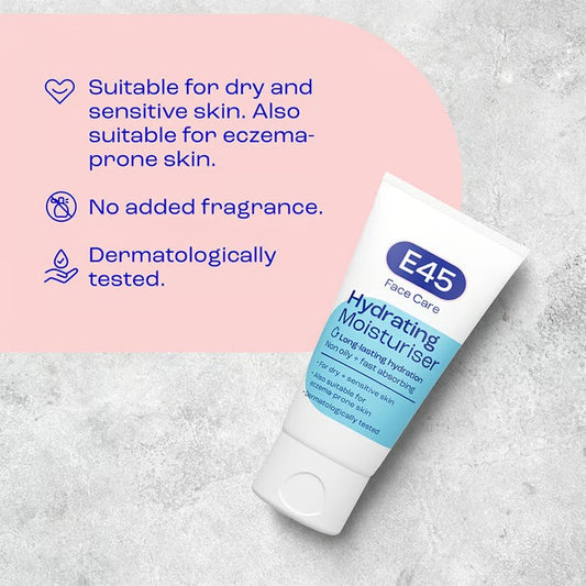 E45 Face Care Hydrating Moisturiser – 50ml