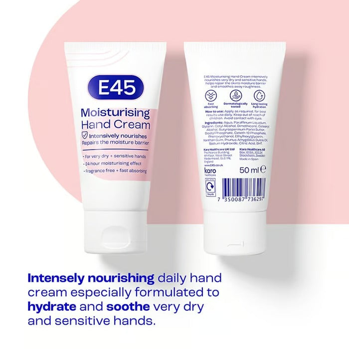 E45 Moisturising Hand Cream – 50ml