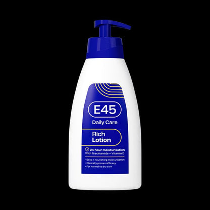 E45 Rich 24h Body Lotion Moisturiser with Primrose Oil – 400ml