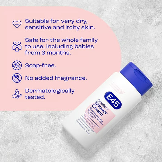 E45 Emollient Shower Cream