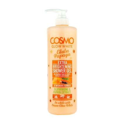 Cosmo Glow White Gluta Papaya Extra Brightening Shower Gel