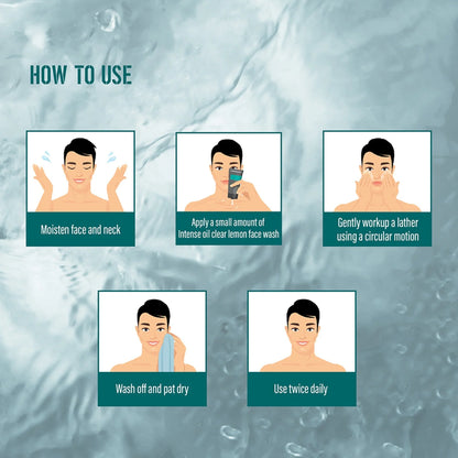 Himalaya Men Intense Oil Clear Lemon Face Wash