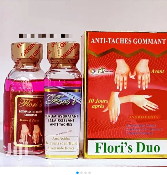 Floris Duo Anti-Taches Gommant Serum &Lotion For Knuckles,knees& Elbows