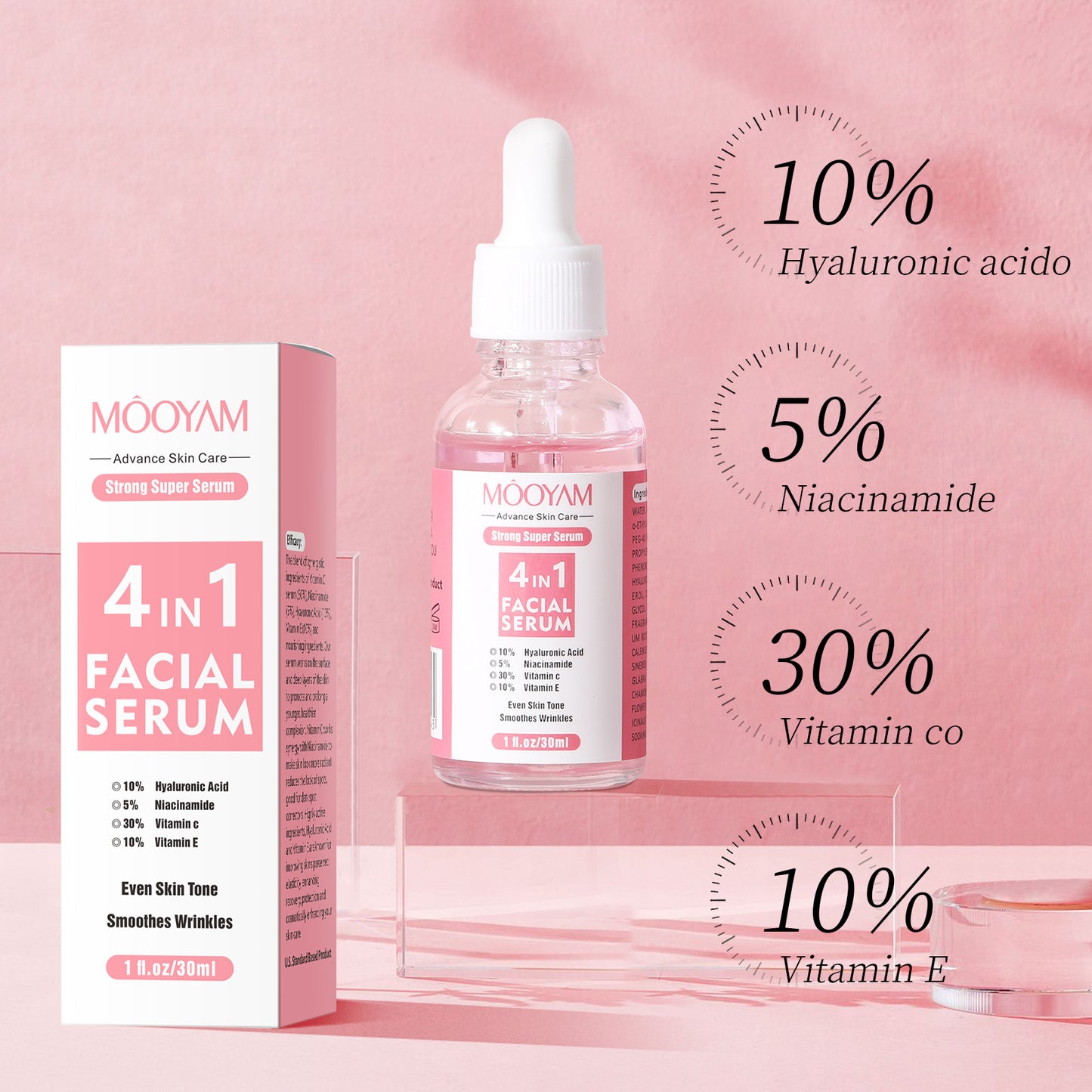 MOOYAM 4 in 1 Facial Serum