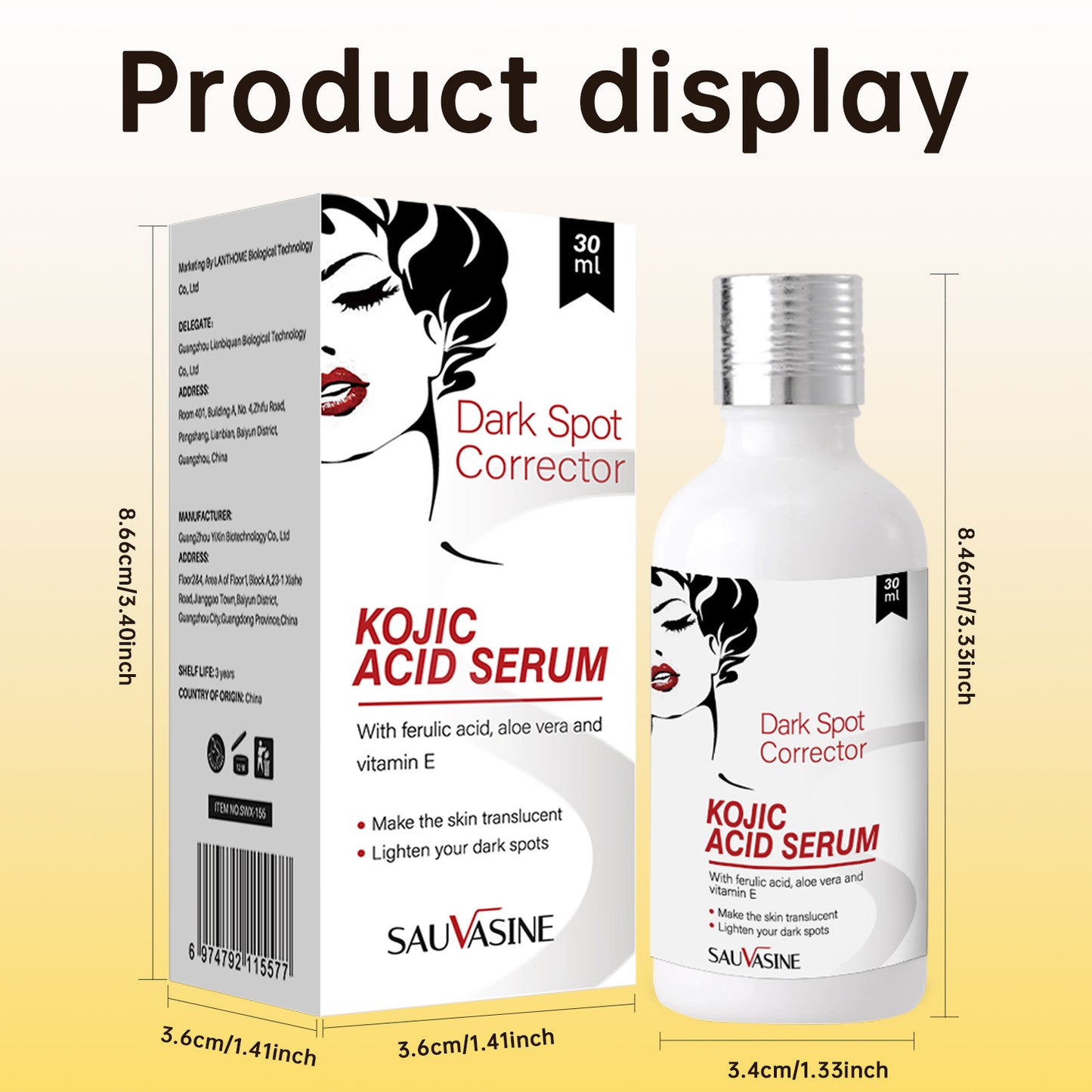 SAUVASINE Kojic Acid Serum