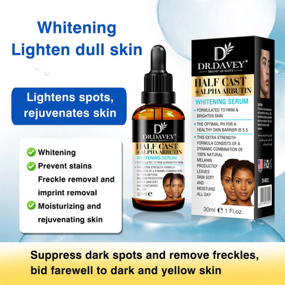 Dr. Davey Half Cast + Alpha Arbutin Serum (30ml)