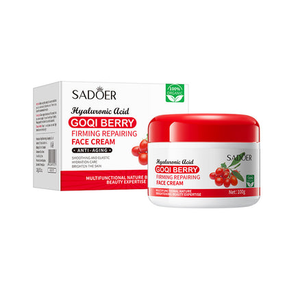 SADOER Hyaluronic Acid Goji Berry Firming Repairing Face Cream