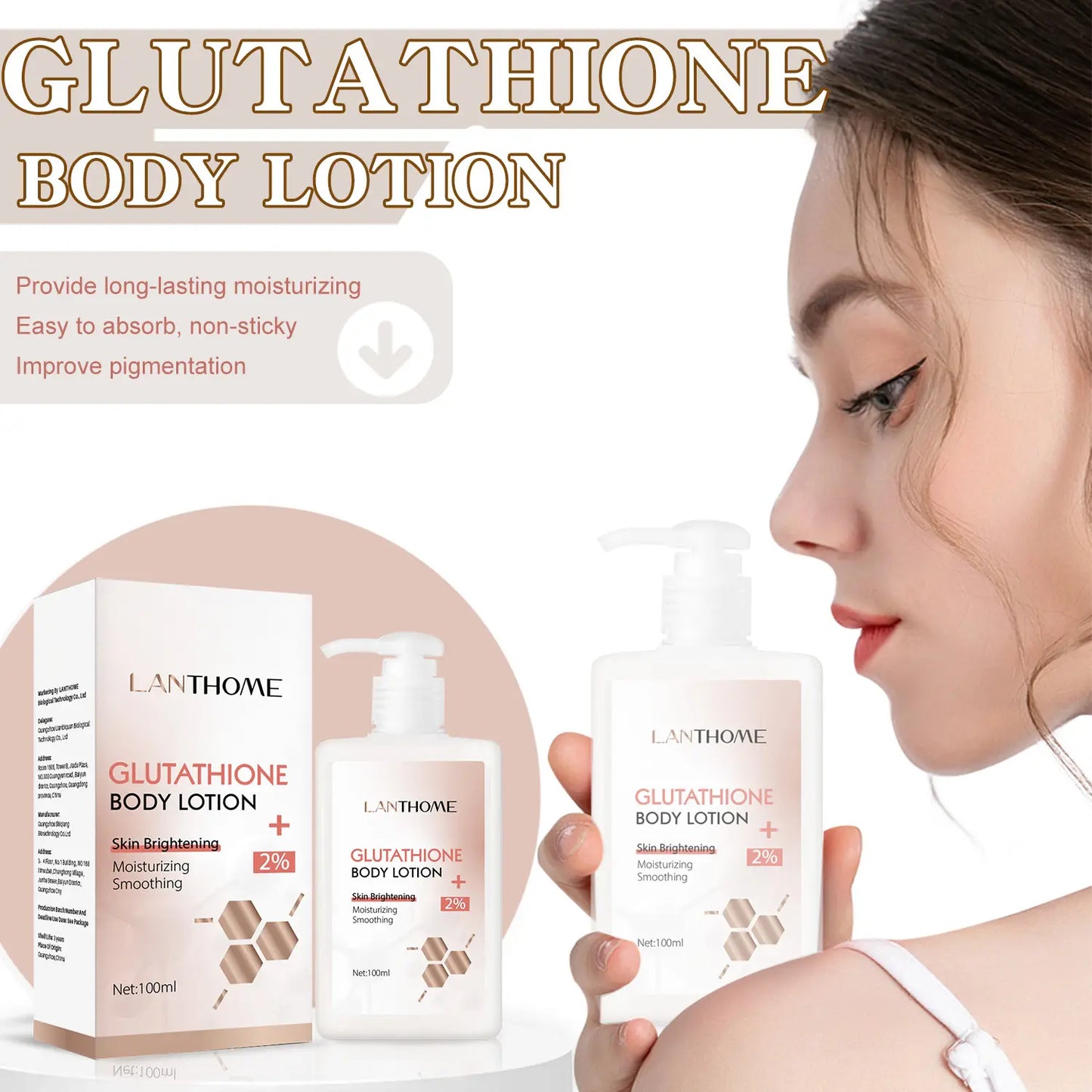 Lanthome Glutathione Body Lotion