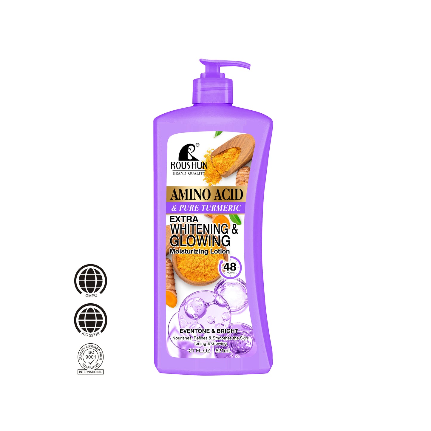 Roushun Amino Acid & Pure Turmeric Moisturizing Lotion
