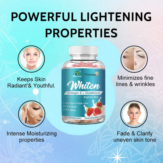 Daynee Whiten Collagen & L-Glutathione Vegan Gummies