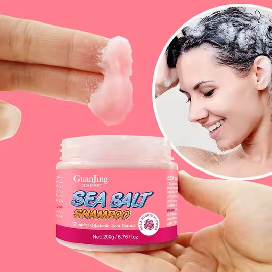 Guanjing Pink Sea Salt Scalp Scrub Shampoo – 200g