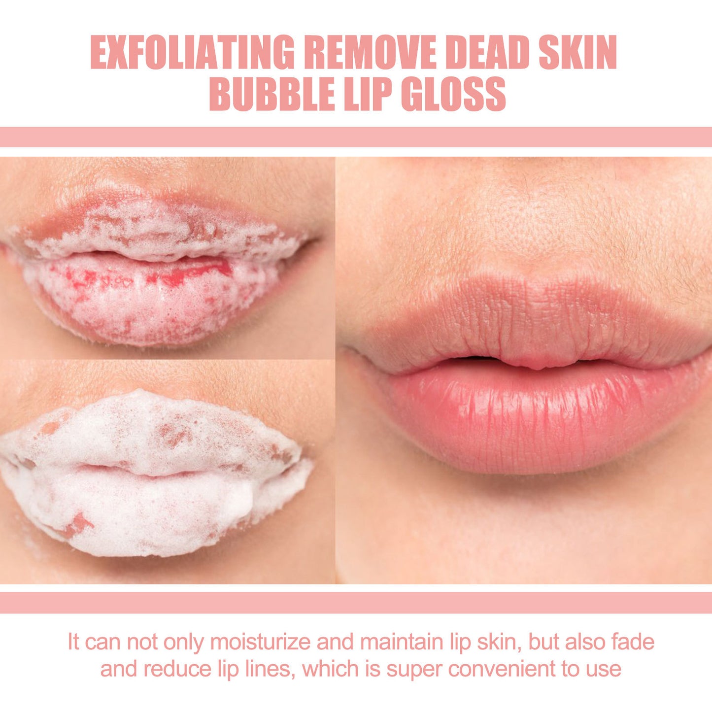 EELHOE Exfoliating Bubble Lip Gloss (Bubble Lip Mask)