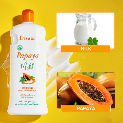 DISAAR Papaya Milk Brightening Hand & Body Lotion