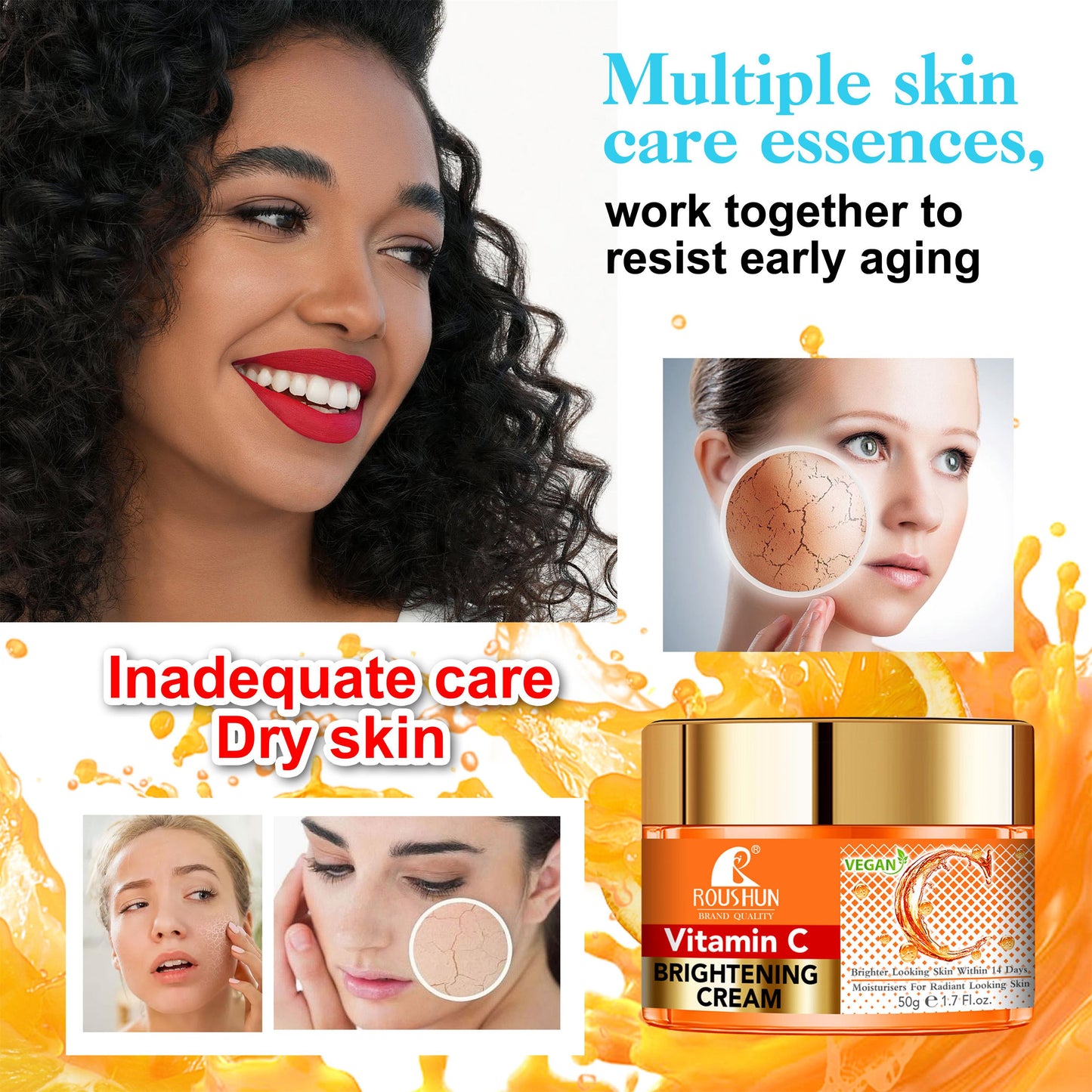 Roushun Vitamin C Brightening Cream