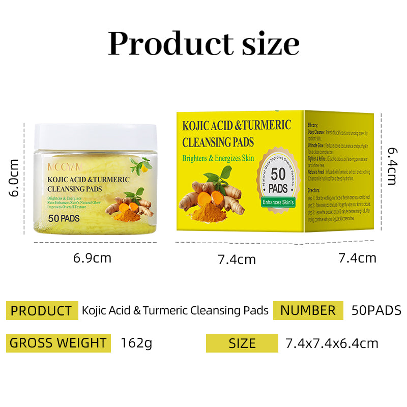 Mooyam Kojic Acid & Turmeric Cleansing Pads