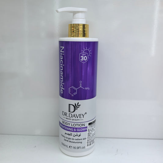 Dr. Davey Niacinamide Brightening & Glowing Body Lotion