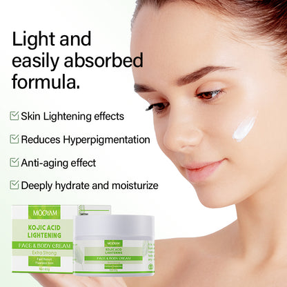 Mooyam Kojic Acid Lightening Face and Body Cream