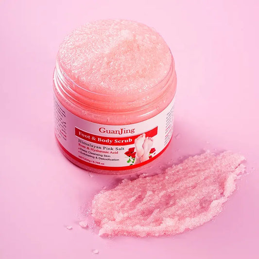 Guanjing Himalayan Pink Salt Foot & Body Scrub – 200g