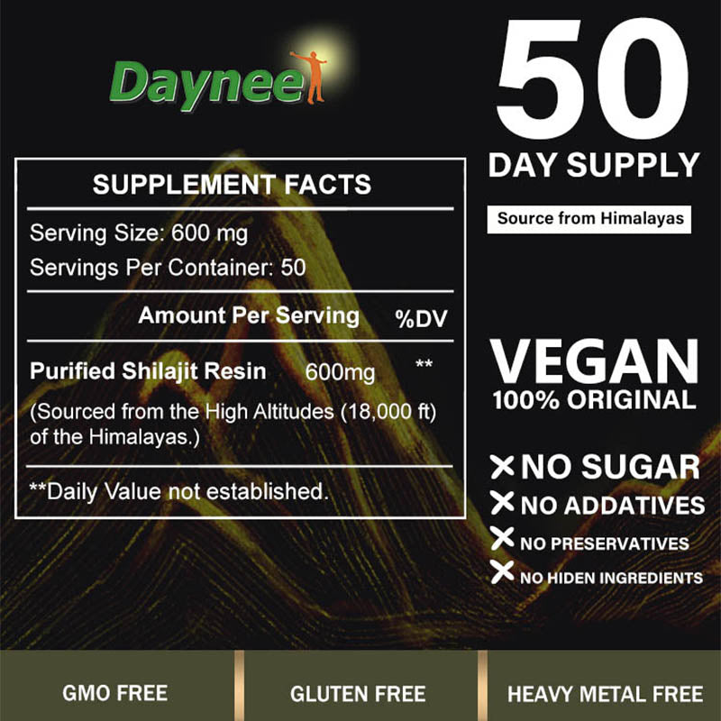 Daynee Pure Shilajit Himalayan Organic