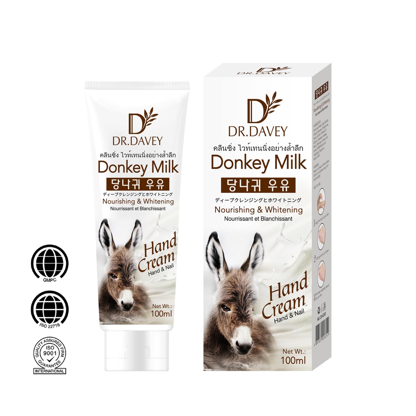 Dr. Davey Donkey Milk Nourishing & Whitening Hand Cream